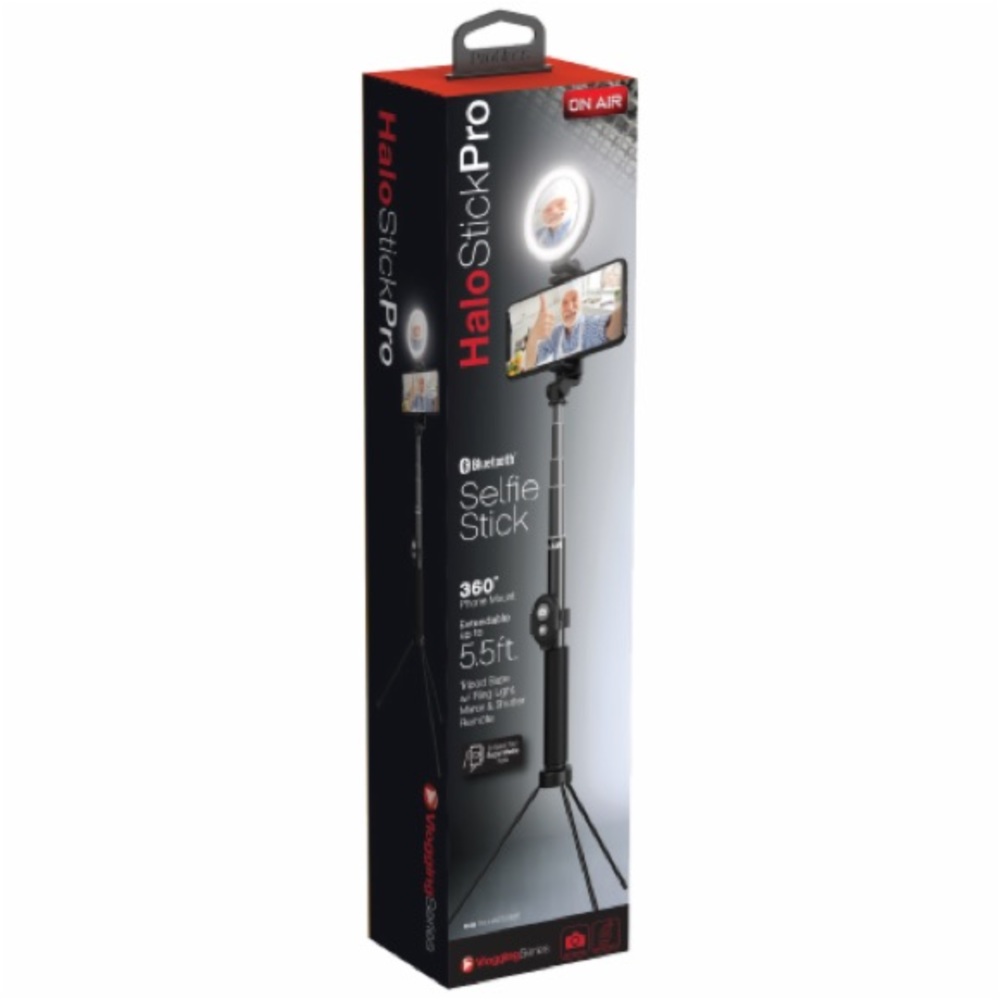 Halo Stick Pro Ring Light with Extendable 5.5 ft. Tripod